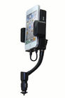iPhone 3/4/5, HTC를 위한 자동 음악 FM 무선 송신기 거위 목 모양의 관 차 충전기 홀더