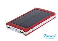장방형 8000mAh 스마트 폰를 위한 보편적인 태양 두 배 USB 힘 은행