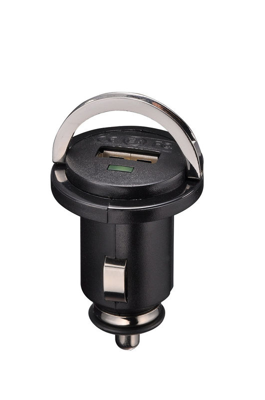 12 - 24V 이동 전화 세륨, FCC를 위한 백색 Matte1200Ma LED 1.2A Apple 아이폰 차 충전기